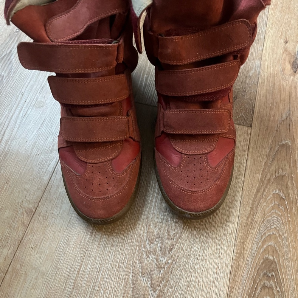 Isabel Marant Red Sneakers